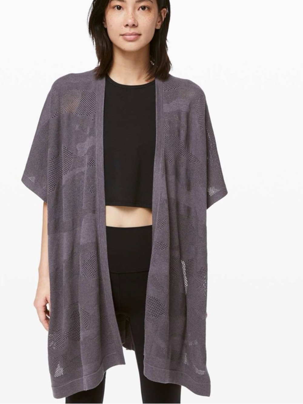 LULULEMON Find Your Light Wrap Heathered Moonwalk O/S